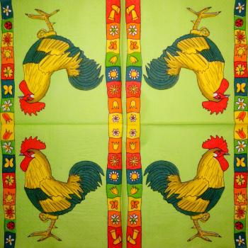 141 Rooster,  Hen - 3-ply